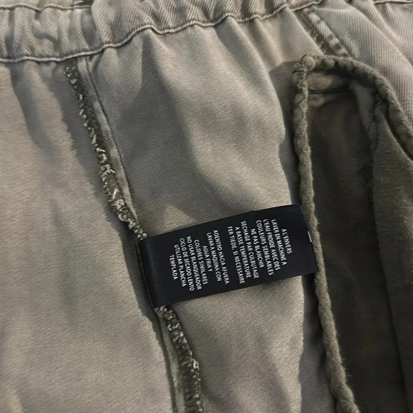 MAX JEANS Green Army Style Open Font Drape Jacket M EUC - Picture 5 of 6